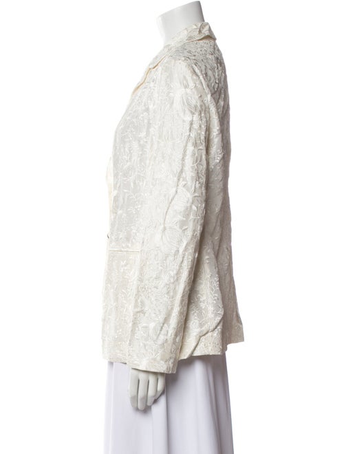 Emporio Armani Silk Floral Print Blazer