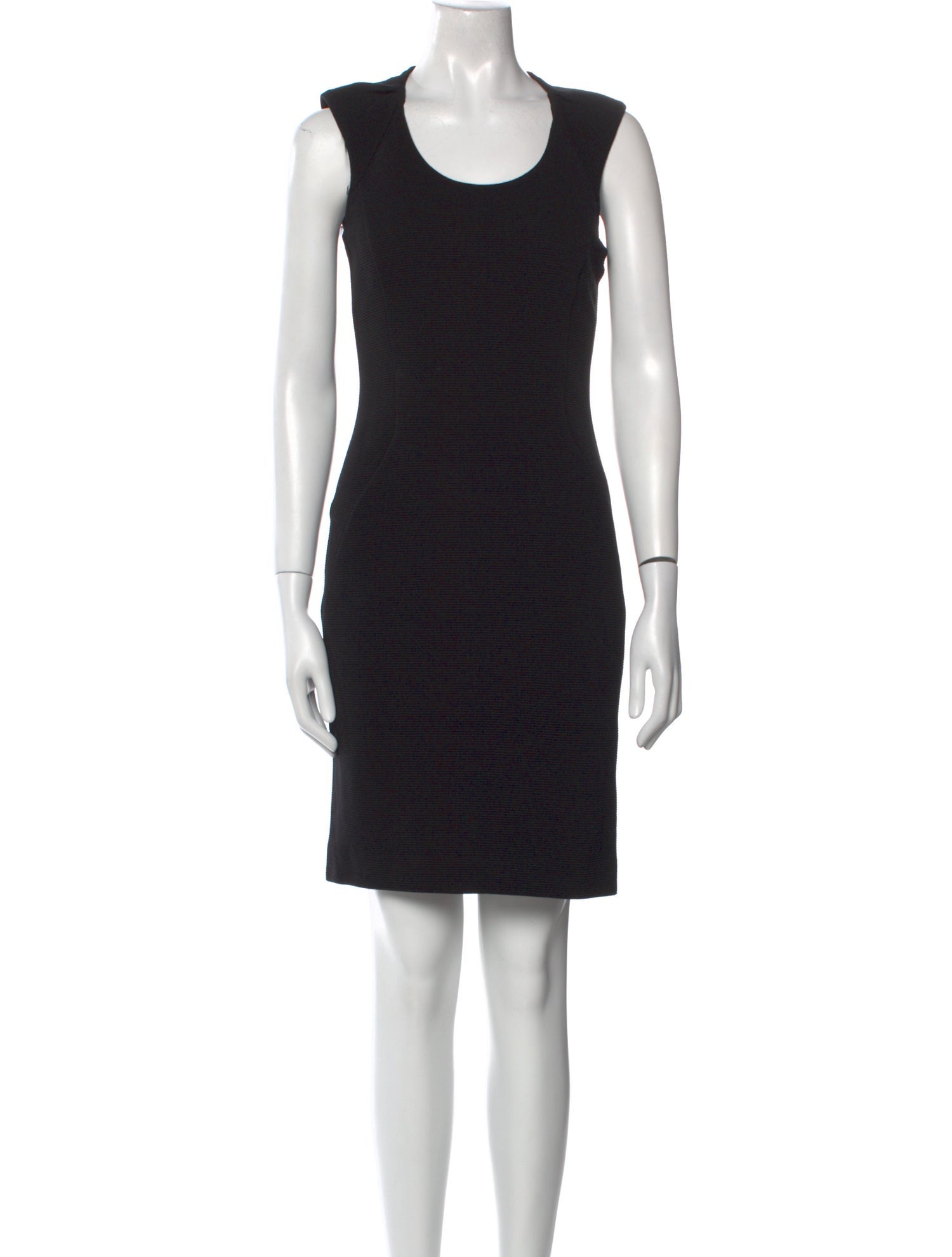 Emporio Armani Scoop Neck Knee-Length Dress