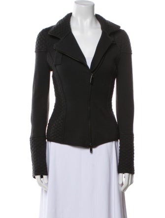 Emporio Armani Wool Biker Jacket