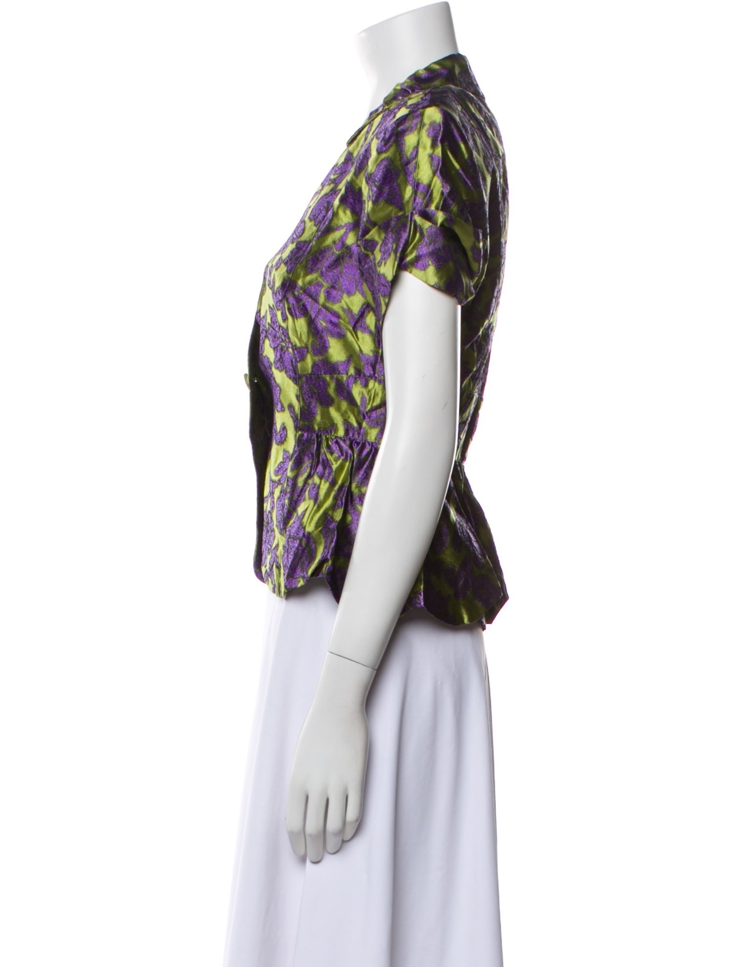 Emporio Armani Silk Printed Evening Jacket