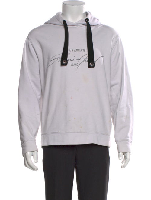 Emporio Armani Graphic Print Crew Neck Hoodie