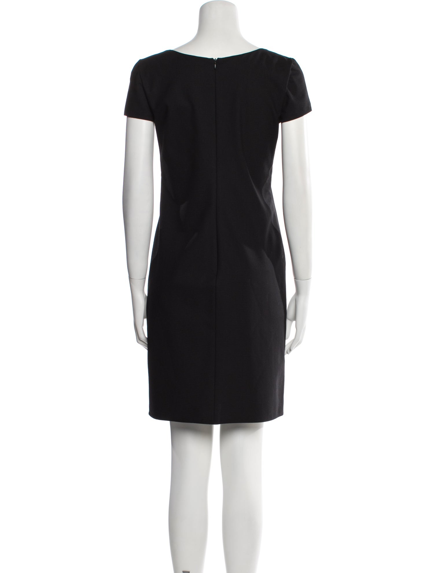 Emporio Armani Scoop Neck Mini Dress