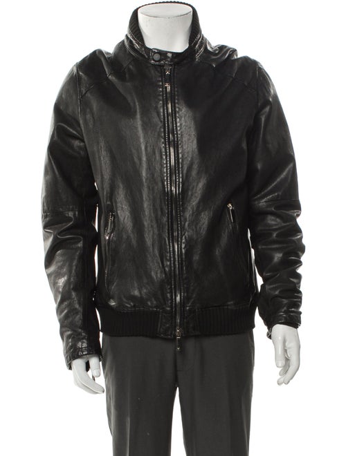 Emporio Armani 2012 Leather Moto Jacket