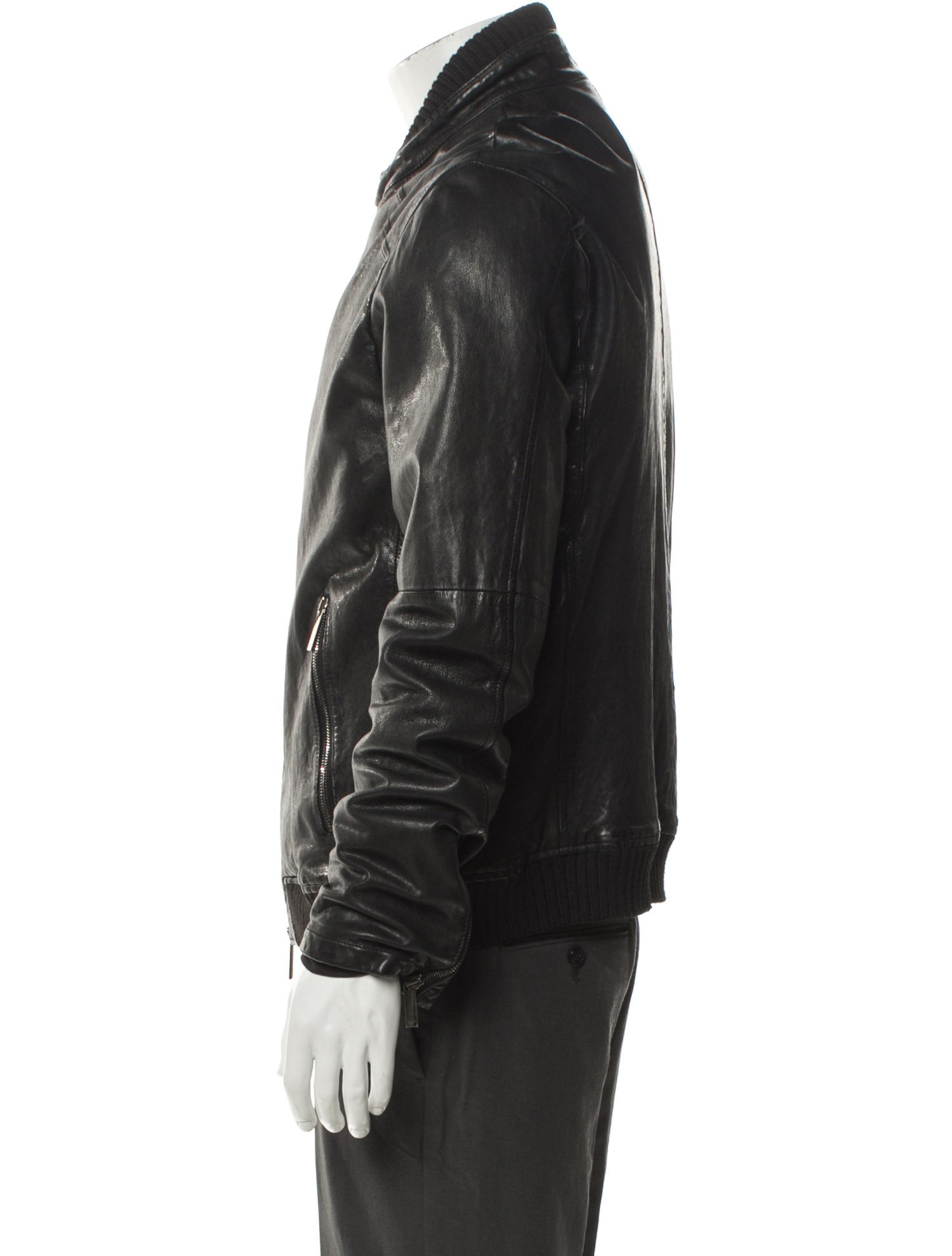 Emporio Armani 2012 Leather Moto Jacket
