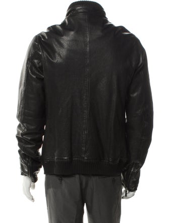 Emporio Armani 2012 Leather Moto Jacket