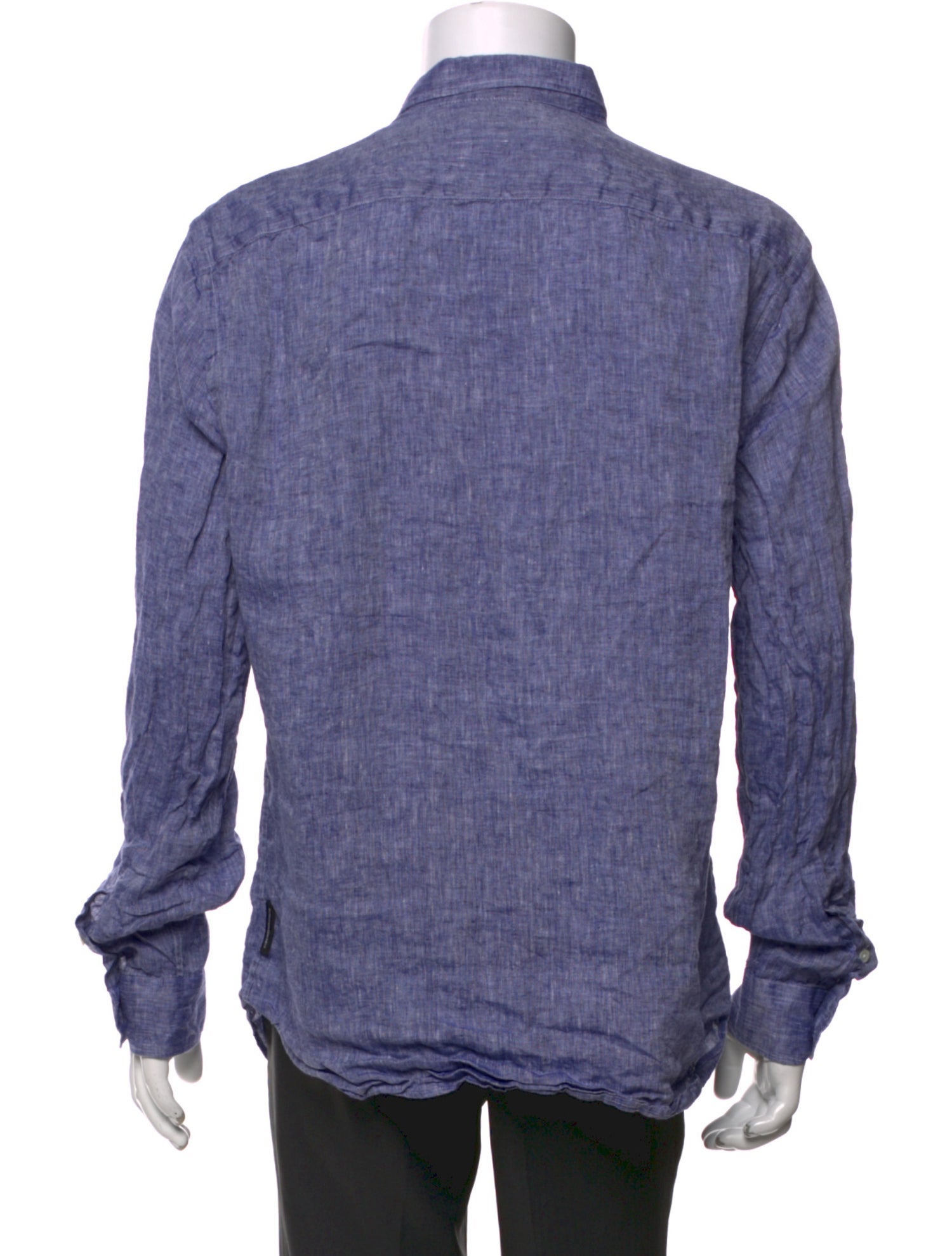 Emporio Armani Linen Long Sleeve Shirt