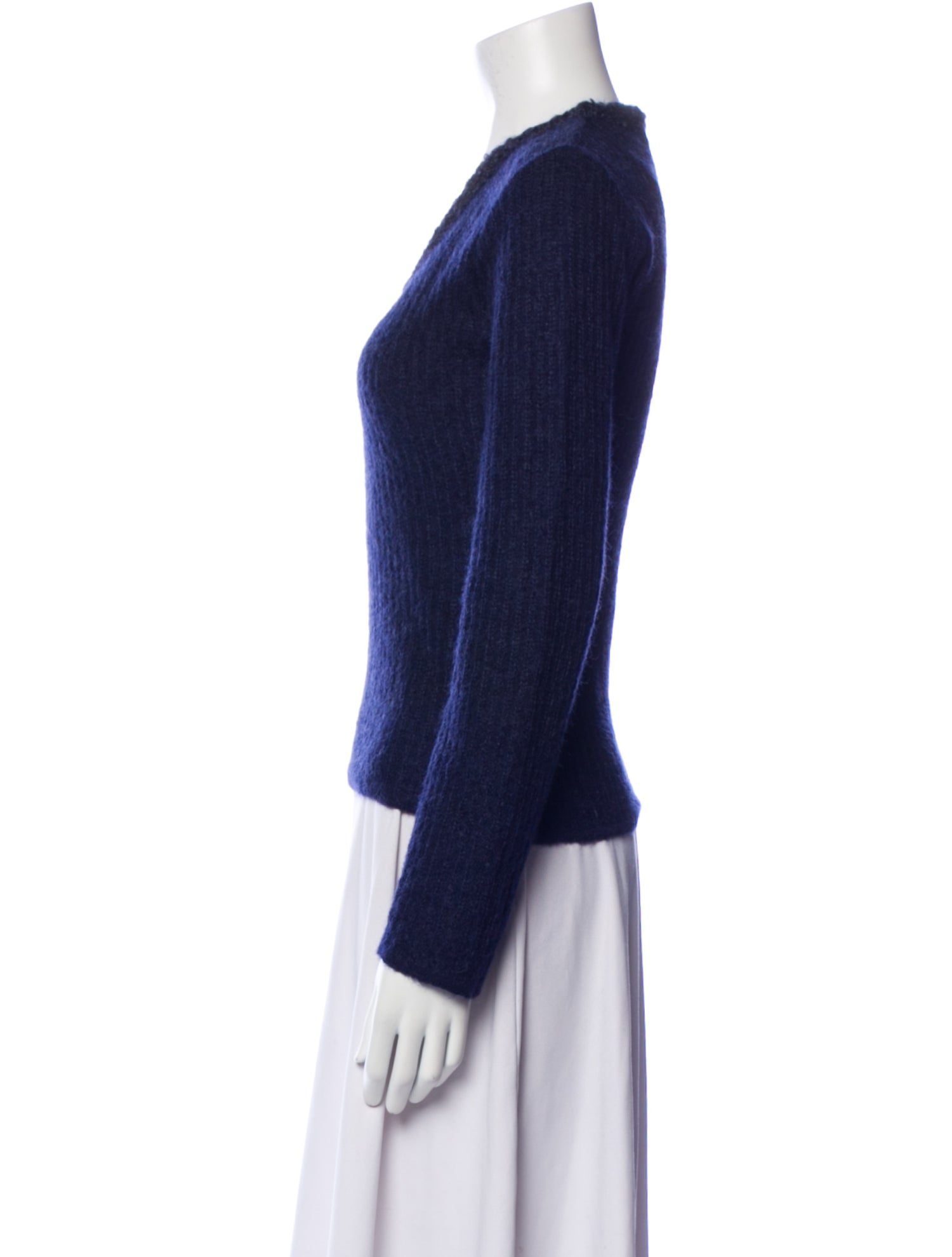 Emporio Armani Merino Wool Scoop Neck Sweater