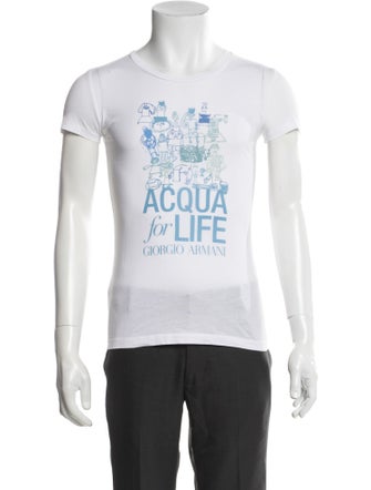 Emporio Armani Graphic Print Crew Neck T-Shirt