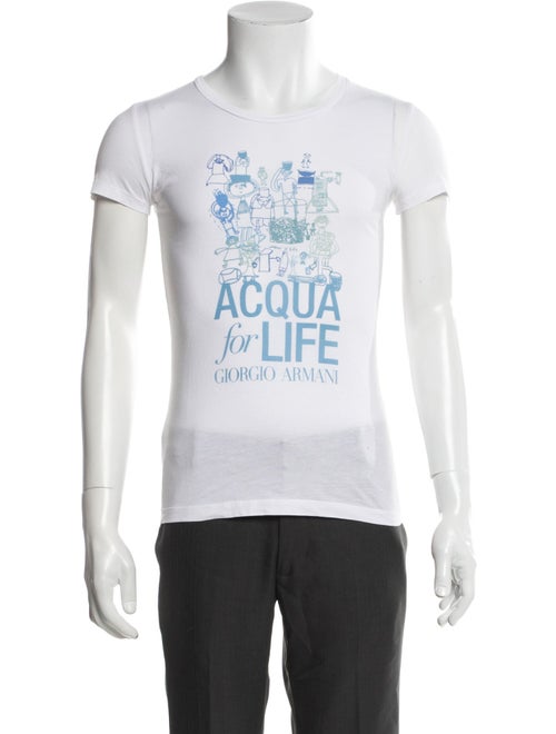 Emporio Armani Graphic Print Crew Neck T-Shirt