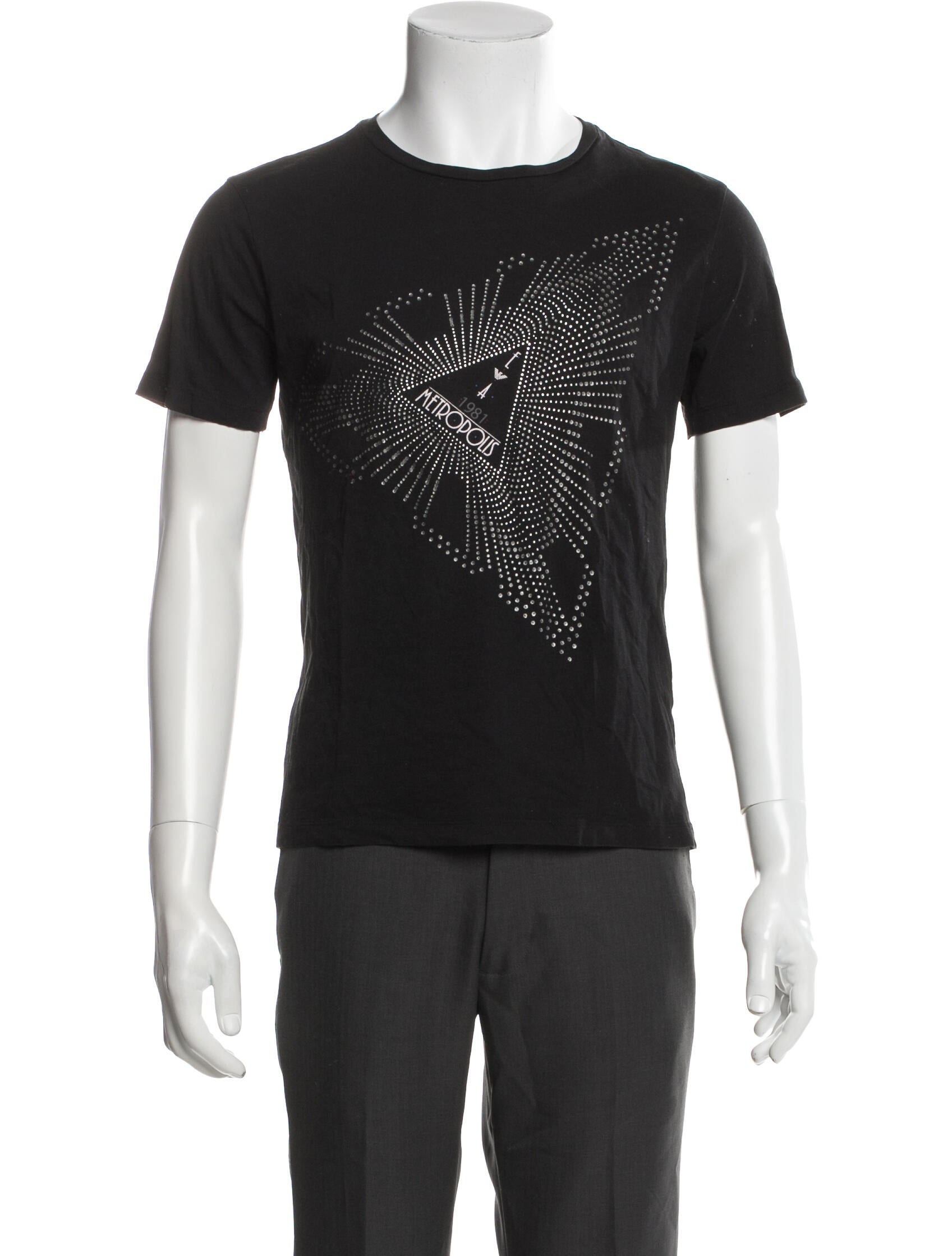 Emporio Armani Graphic Print Crew Neck T-Shirt