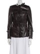 Emporio Armani Leather Biker Jacket