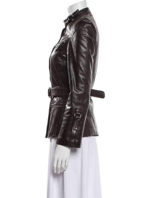 Emporio Armani Leather Biker Jacket