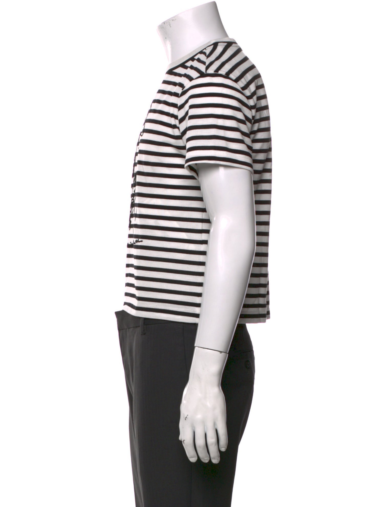 Emporio Armani Striped Crew Neck T-Shirt