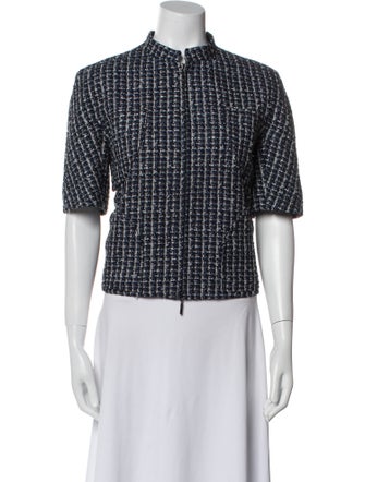 Emporio Armani Tweed Pattern Evening Jacket