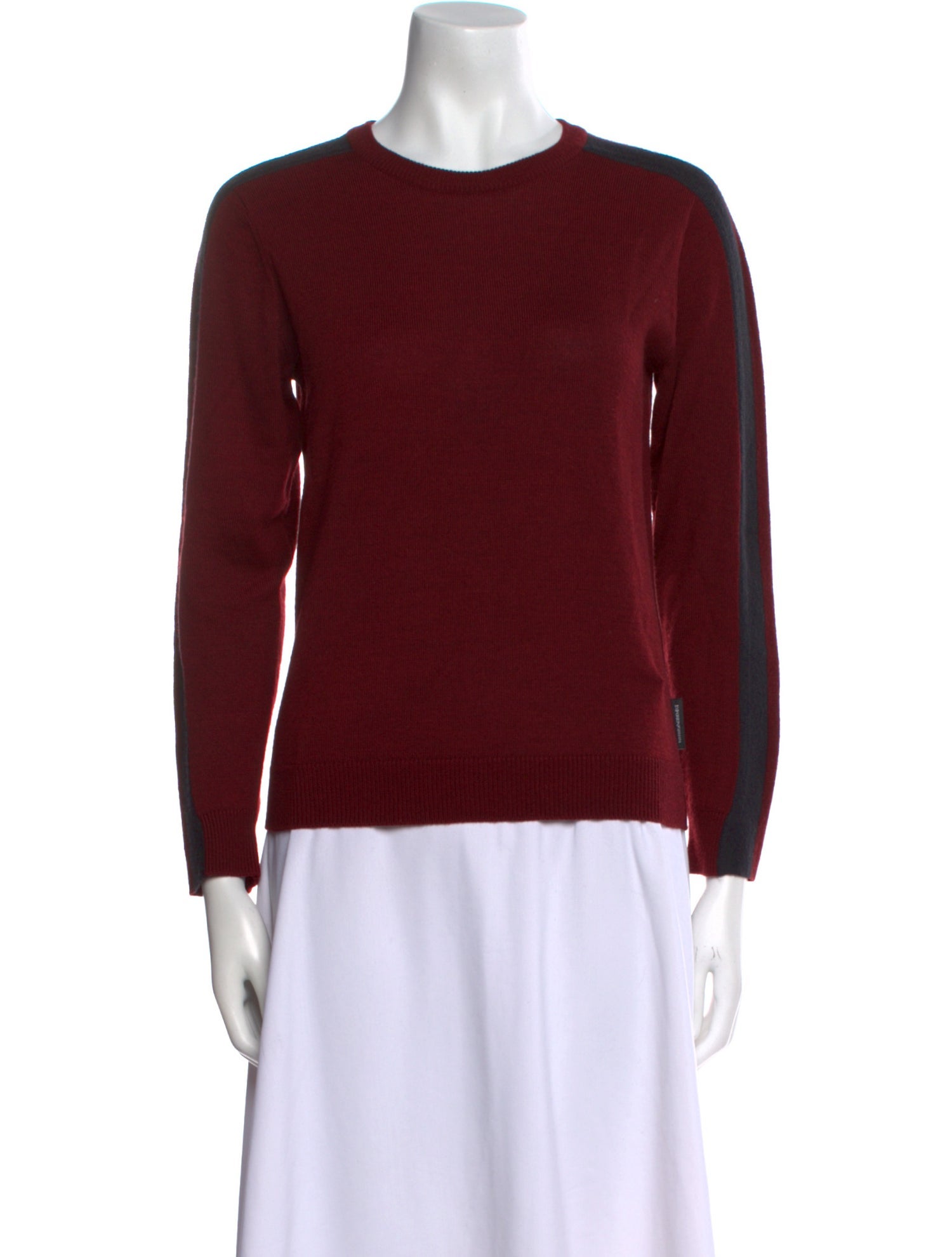 Emporio Armani Virgin Wool Crew Neck Sweater