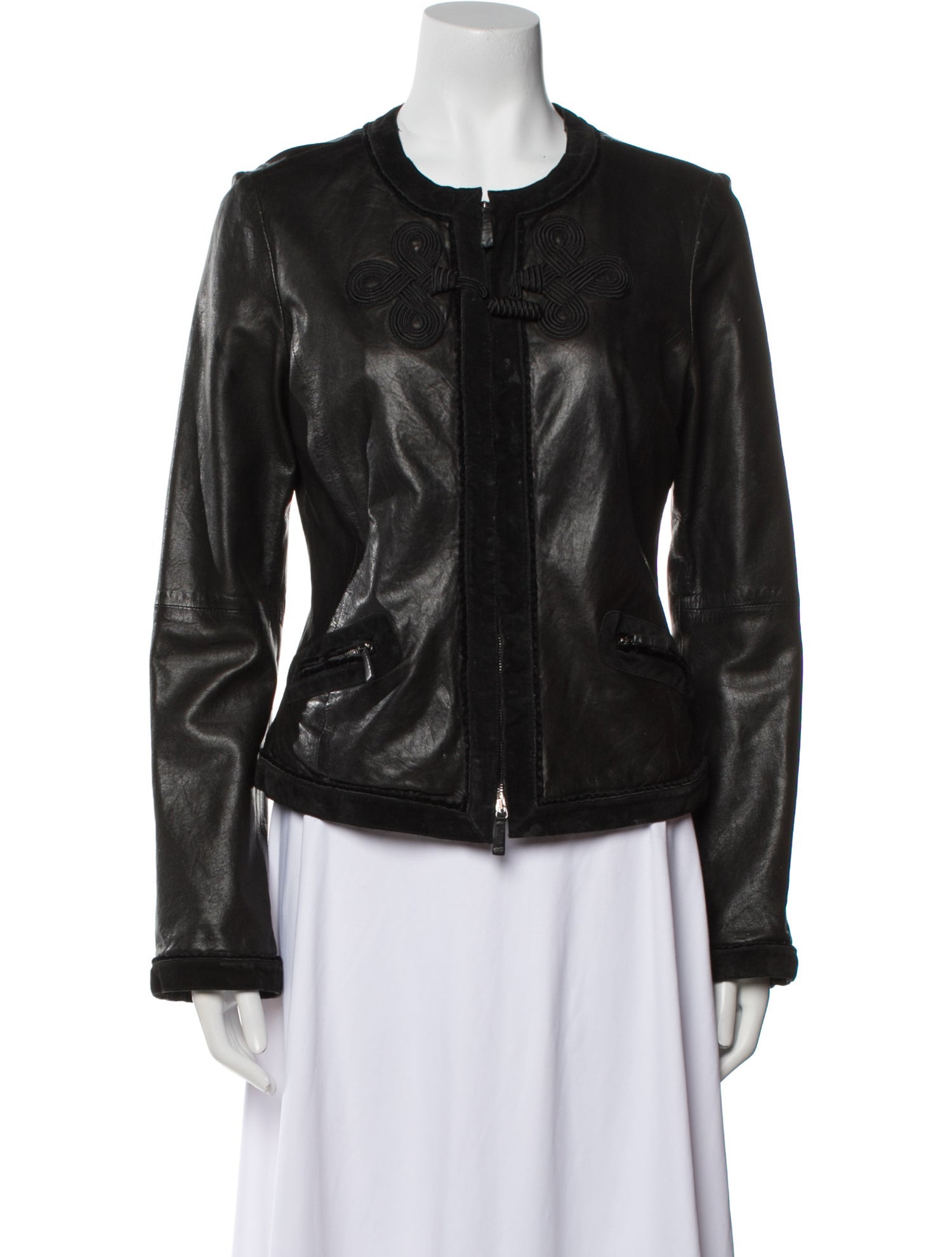 Emporio Armani Leather Evening Jacket
