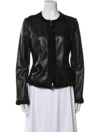 Emporio Armani Leather Evening Jacket