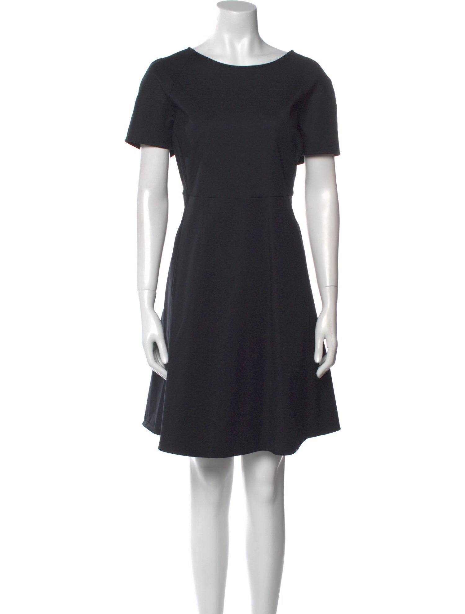 Emporio Armani Scoop Neck Mini Dress