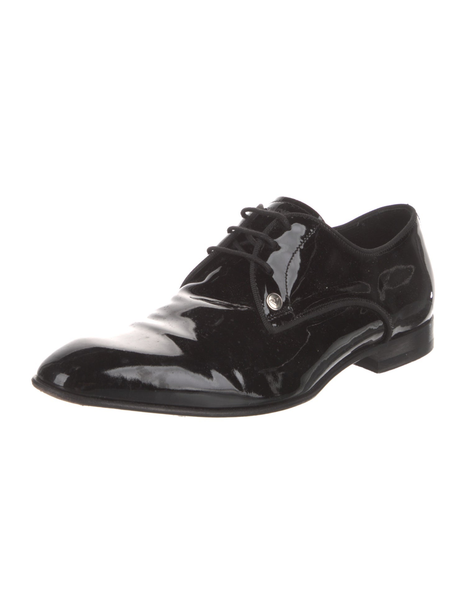 Emporio Armani Patent Leather Oxfords