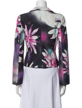 Emporio Armani Silk Floral Print Blazer