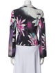 Emporio Armani Silk Floral Print Blazer