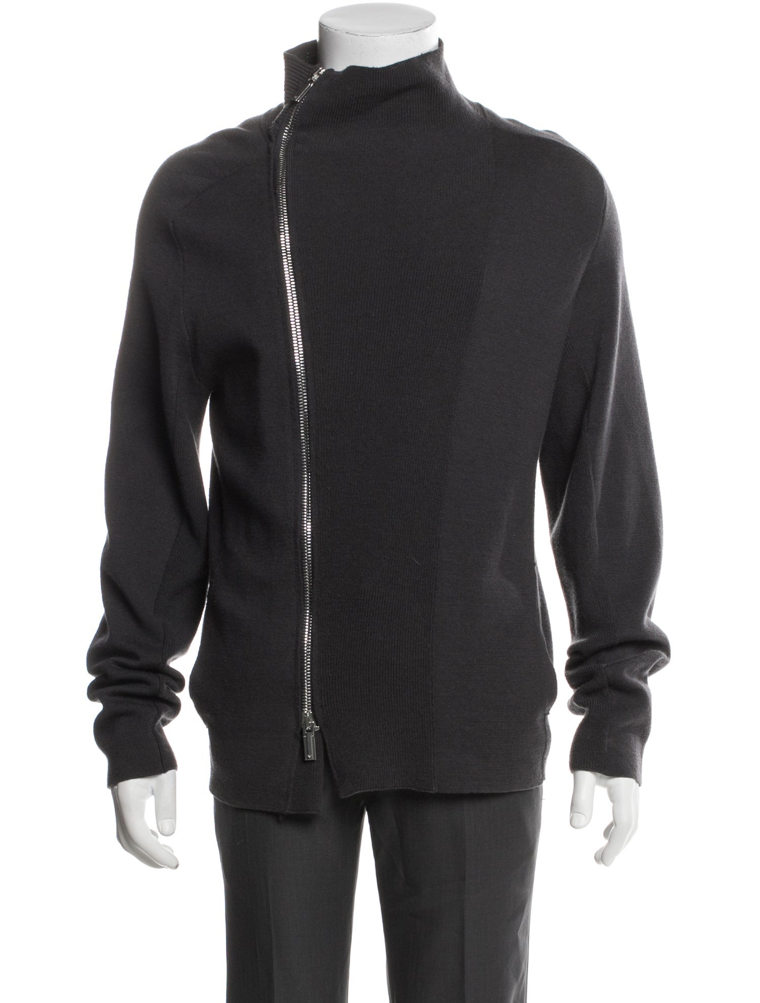 Emporio Armani Turtleneck Long Sleeve Cardigan