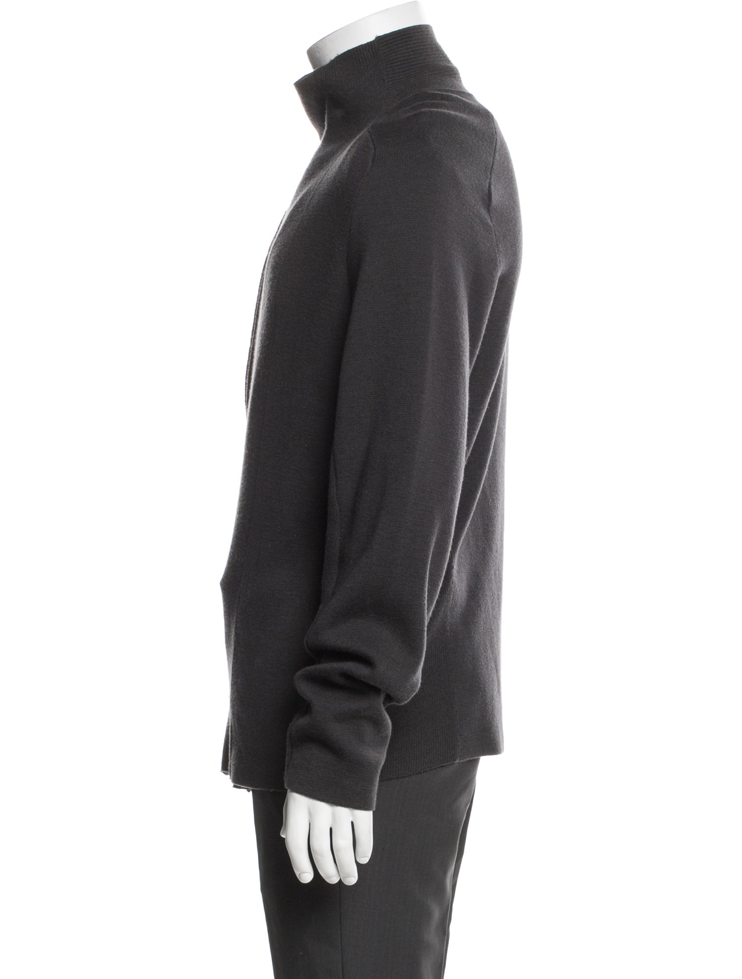 Emporio Armani Turtleneck Long Sleeve Cardigan