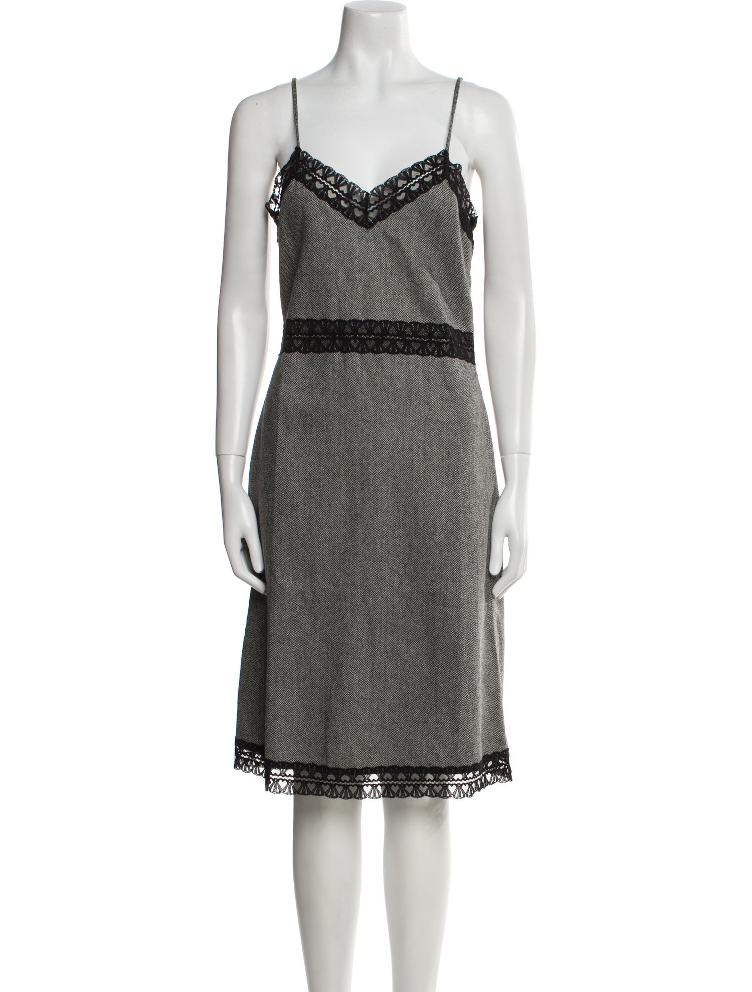 Emporio Armani Wool Midi Length Dress