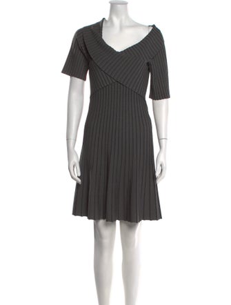 Emporio Armani V-Neck Mini Dress