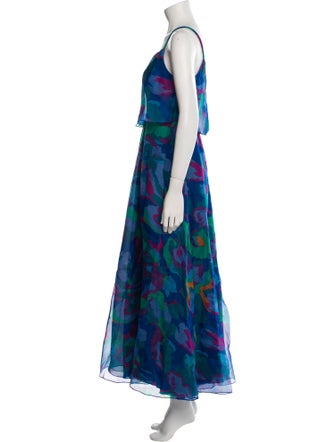 Emporio Armani Silk Long Dress