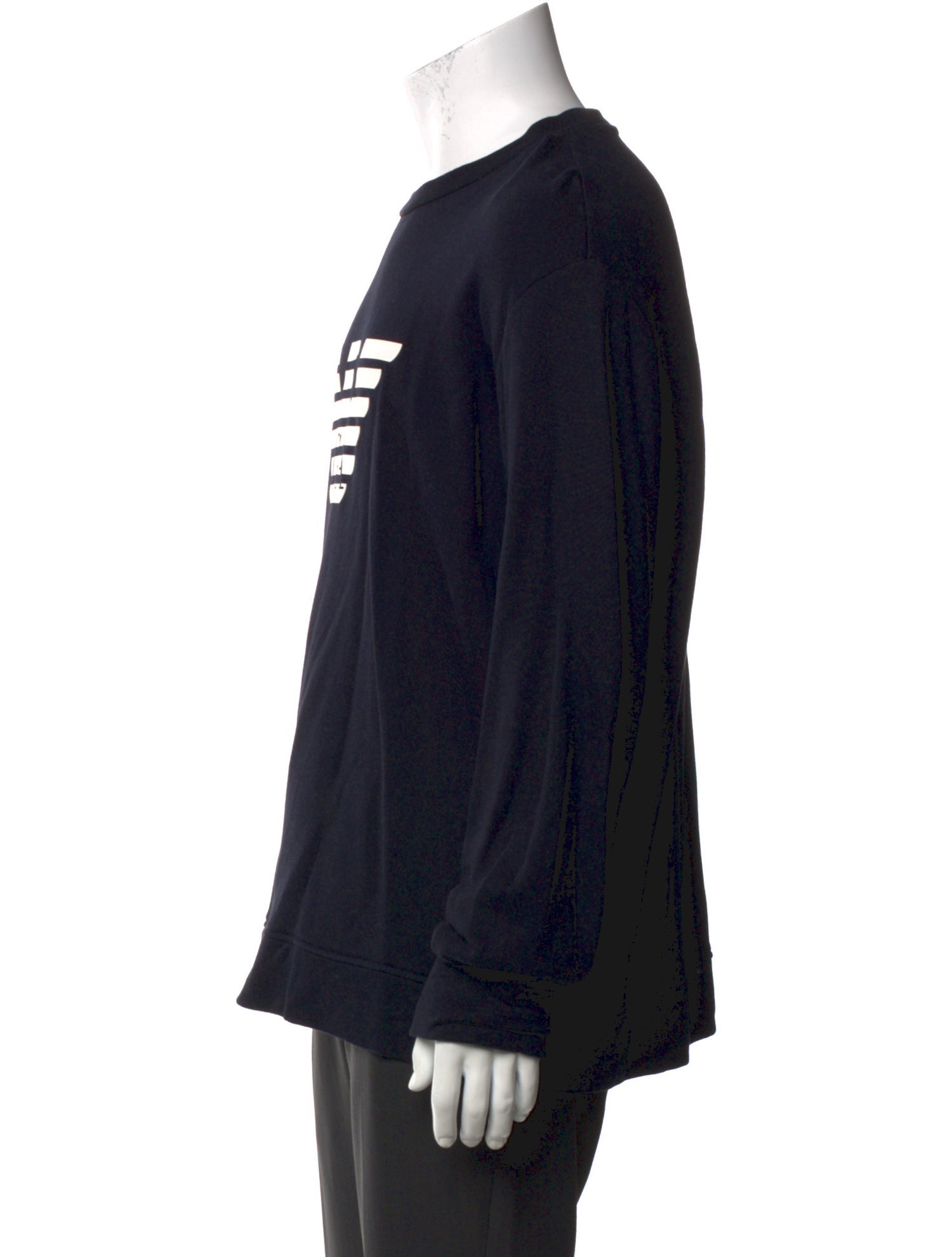 Emporio Armani Graphic Print Crew Neck Pullover