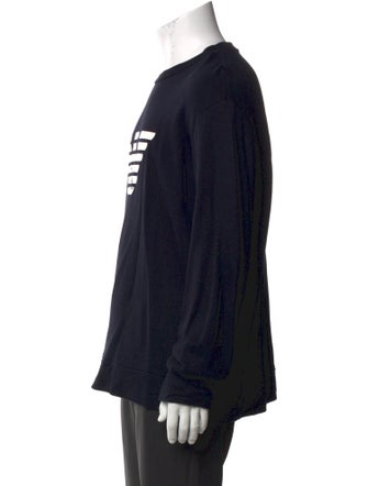 Emporio Armani Graphic Print Crew Neck Pullover