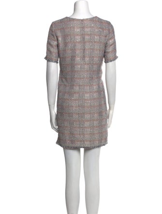 Emporio Armani Tweed Pattern Mini Dress