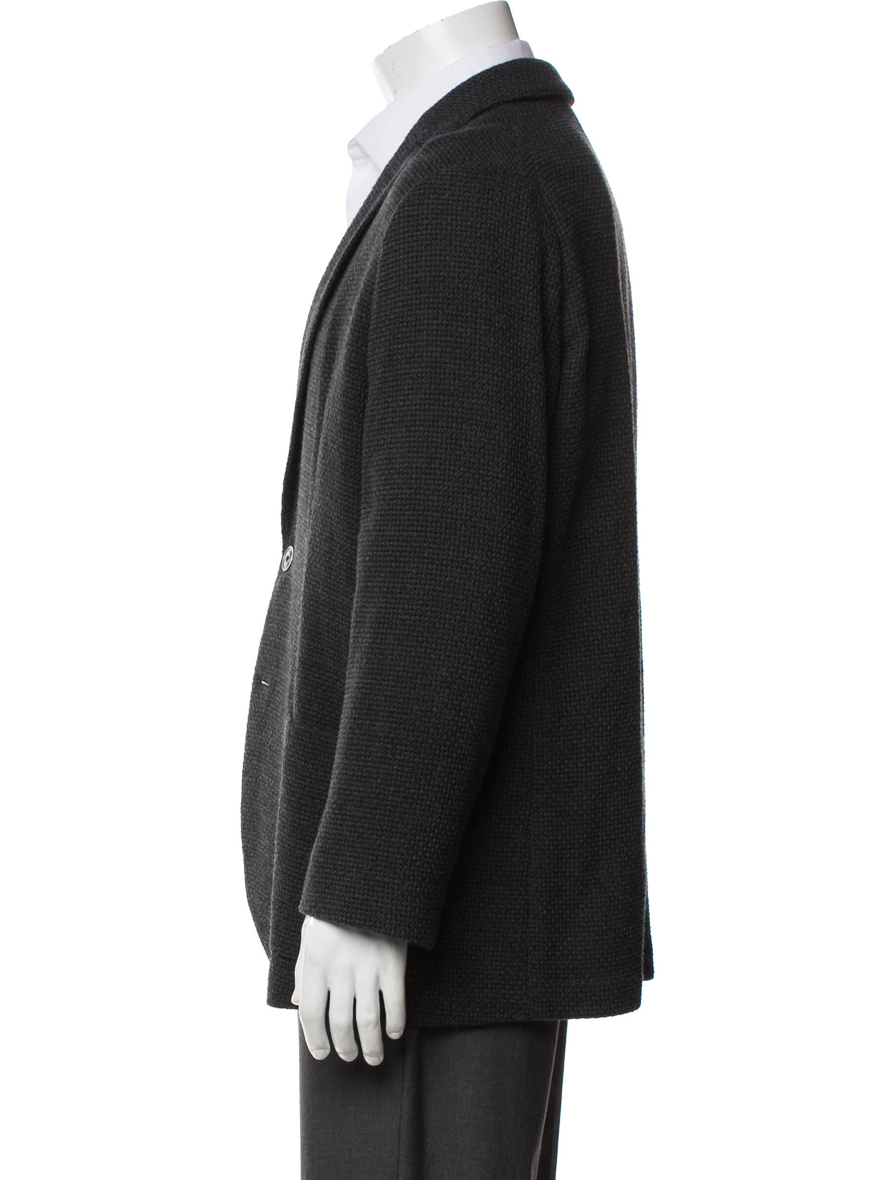 Emporio Armani Virgin Wool Peacoat
