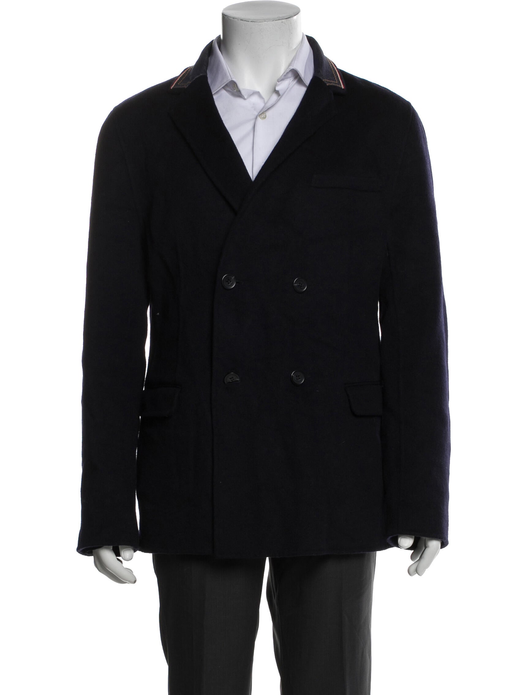 Emporio Armani Wool Peacoat