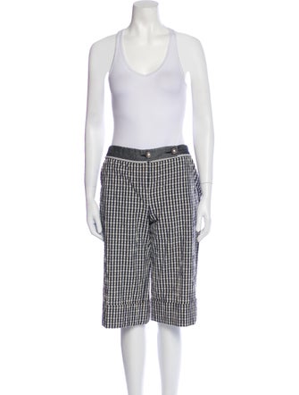 Emporio Armani Plaid Print Short Set