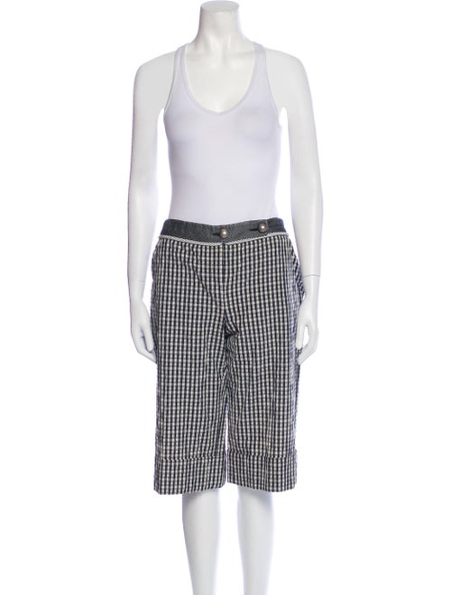 Emporio Armani Plaid Print Short Set