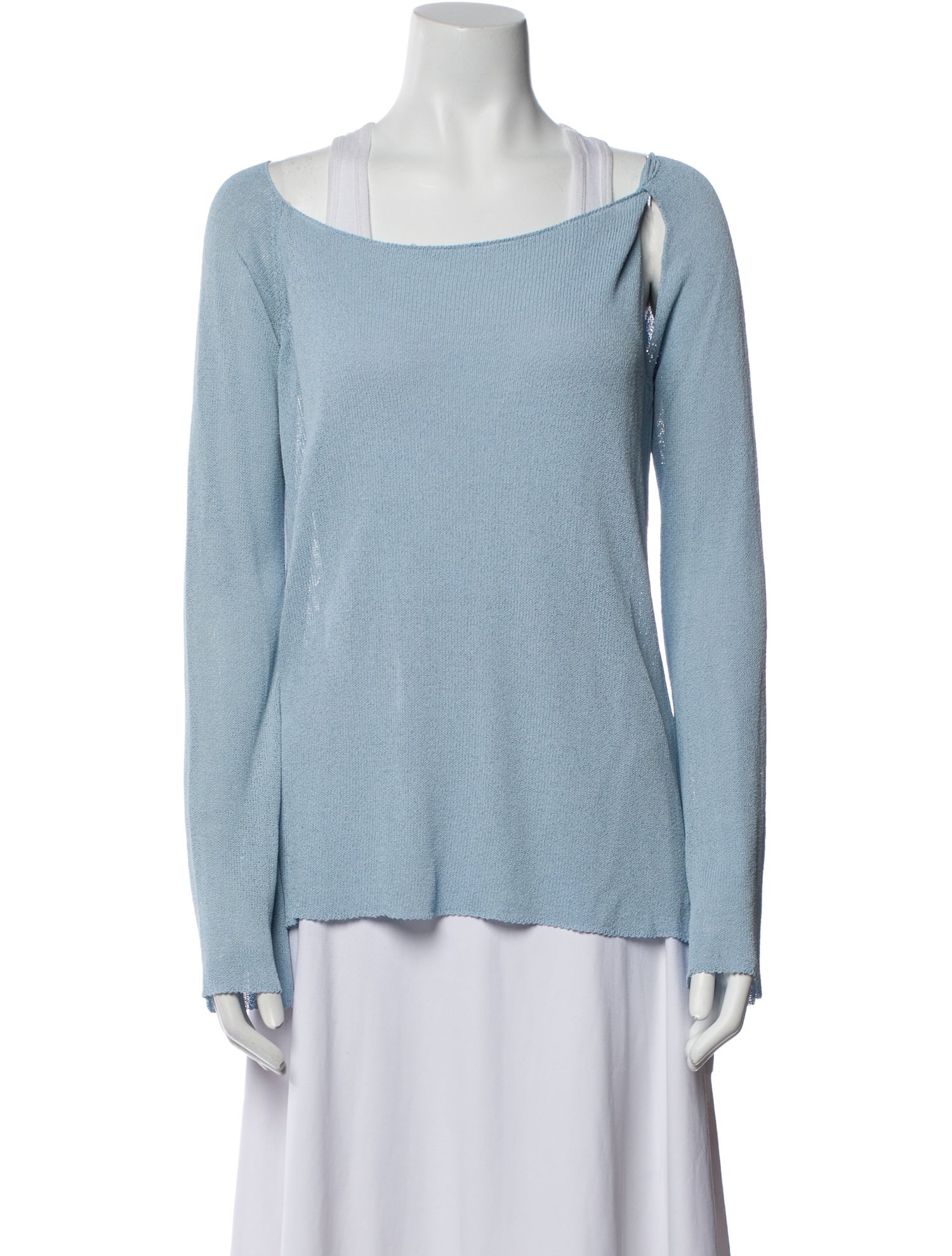 Emporio Armani Square Neckline Sweater