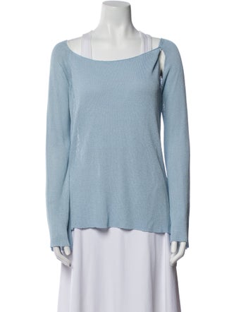 Emporio Armani Square Neckline Sweater