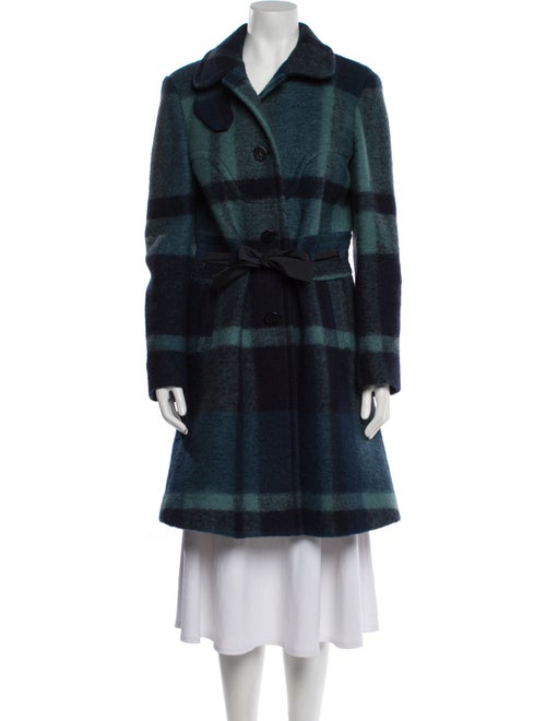 Emporio Armani Wool Plaid Print Jacket