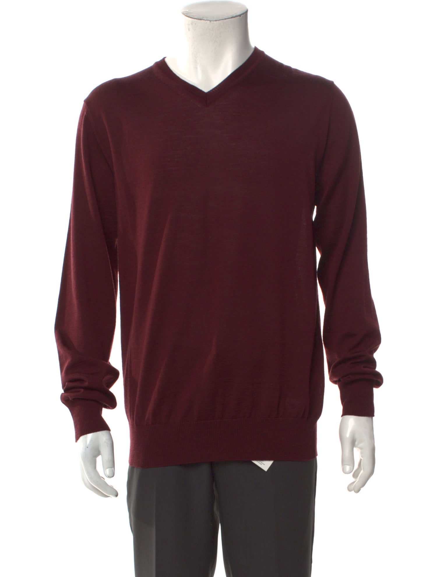 Emporio Armani V-Neck Long Sleeve Pullover