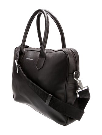 Emporio Armani Leather Messenger Bag