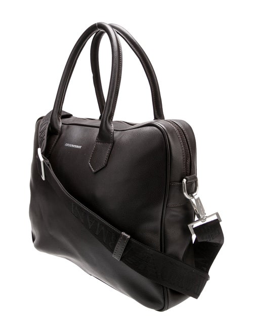 Emporio Armani Leather Messenger Bag