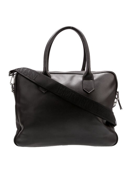 Emporio Armani Leather Messenger Bag