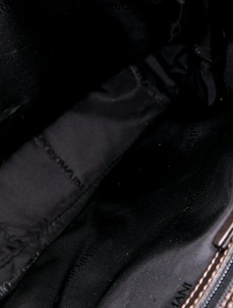 Emporio Armani Leather Messenger Bag