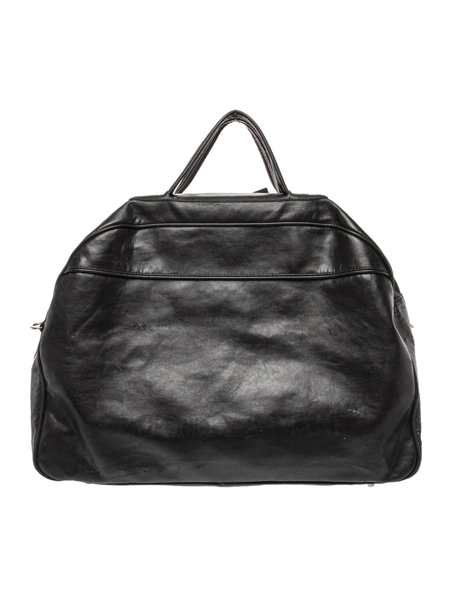Emporio Armani Leather Duffle Bag