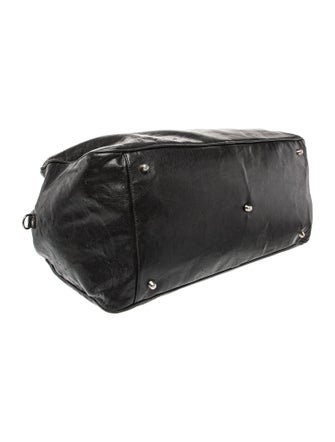 Emporio Armani Leather Duffle Bag