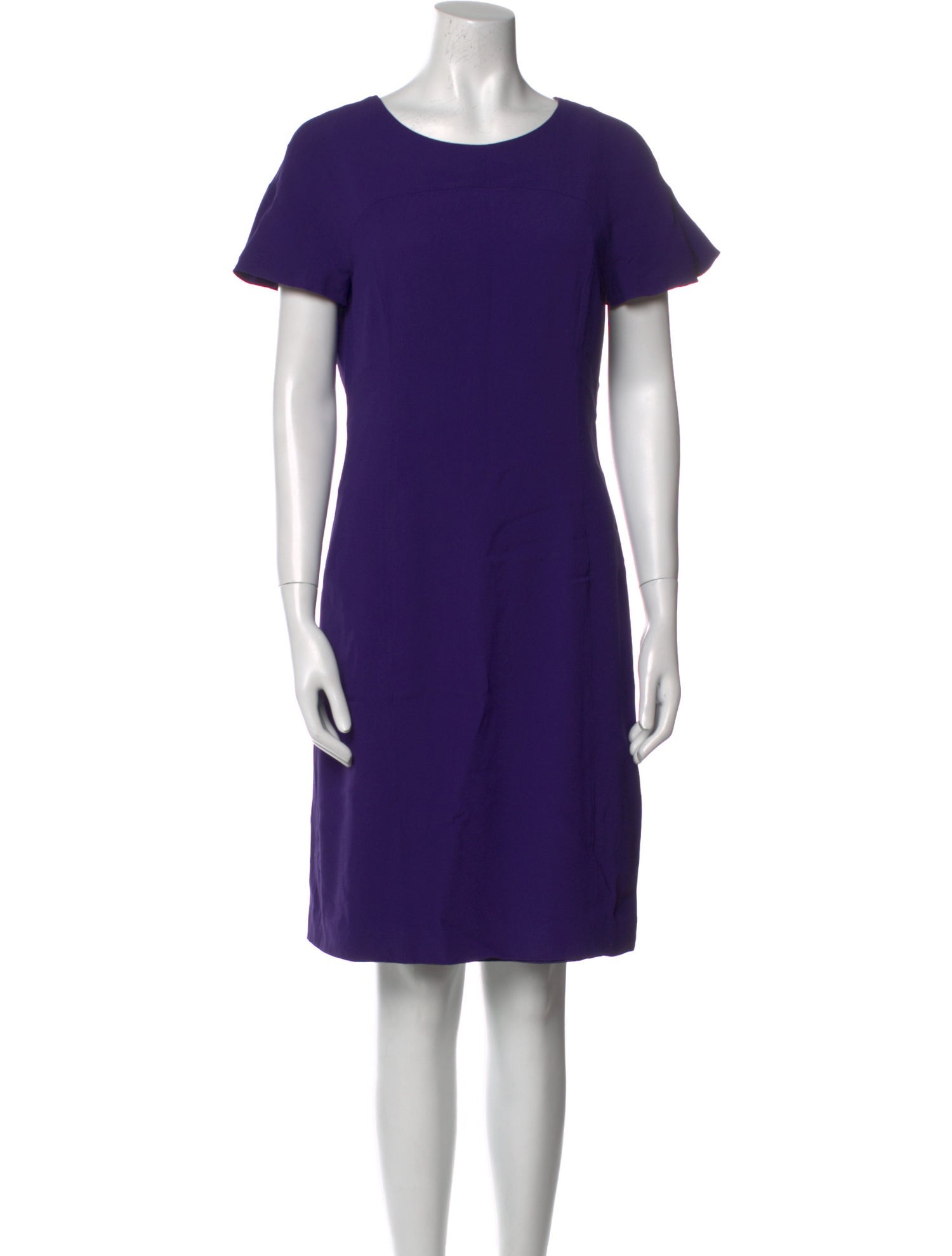 Emporio Armani Crew Neck Midi Length Dress