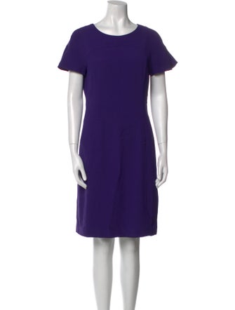 Emporio Armani Crew Neck Midi Length Dress
