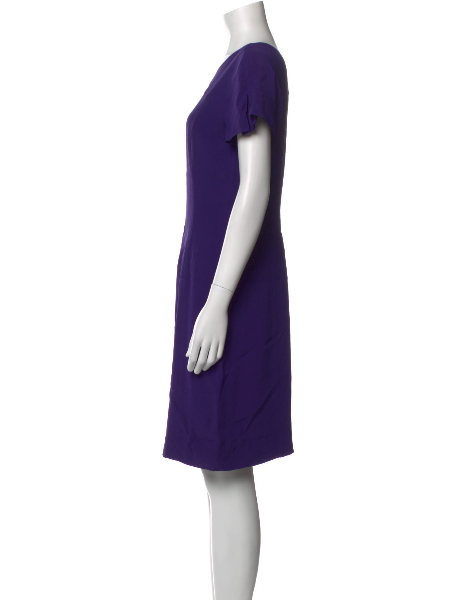 Emporio Armani Crew Neck Midi Length Dress